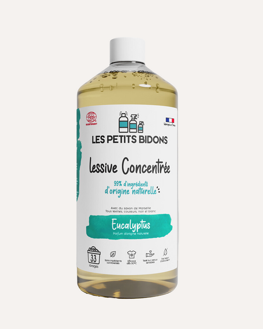 Lessive liquide concentrée eucalyptus 1L