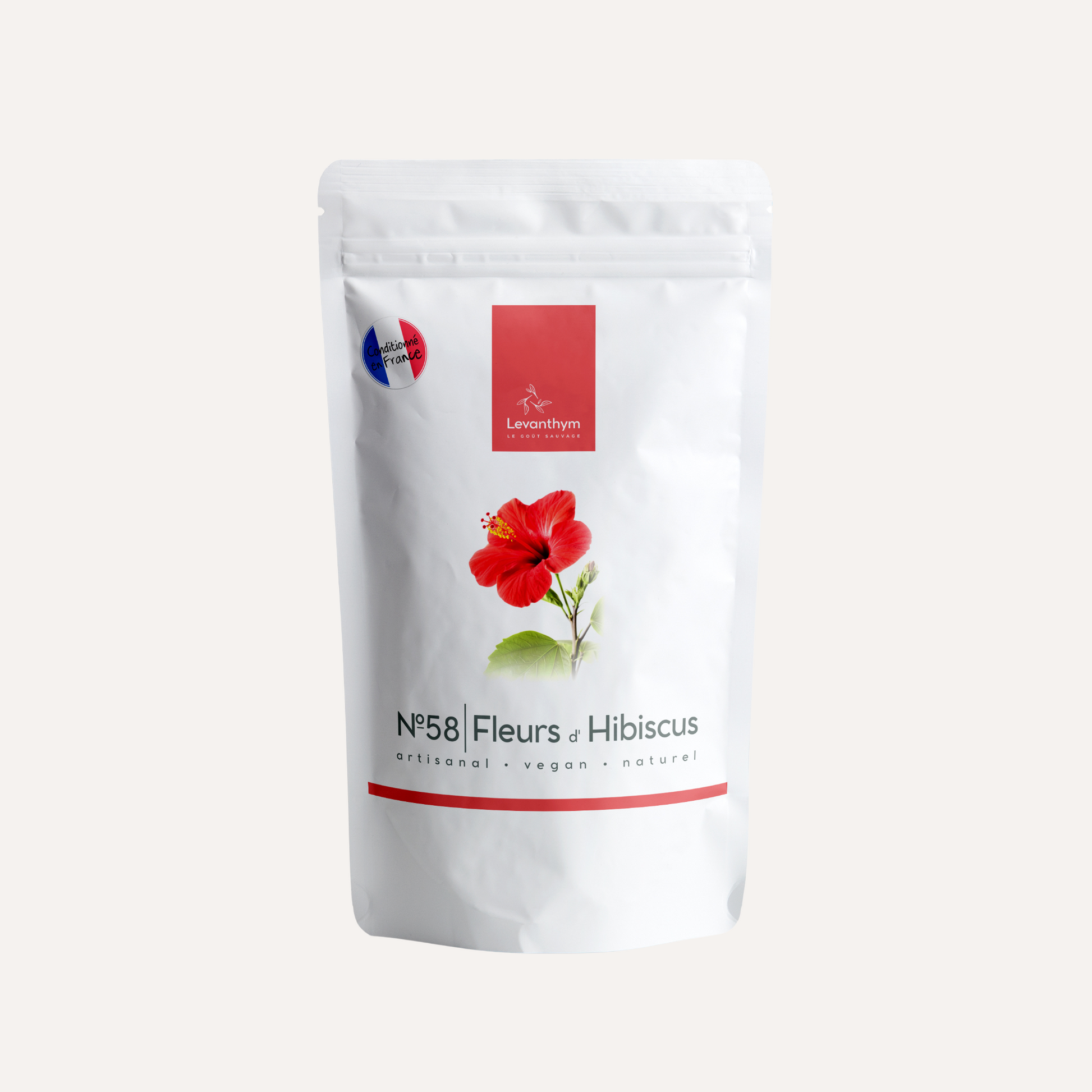 Fleurs de thé d'hibiscus – Sac refermable de 0,5 kg – Entièrement naturel,  feuilles d'Agua de Jamaïque végétaliennes – Hibiscus séché au soleil, sans  caféine – Pour thé chaud ou froid 