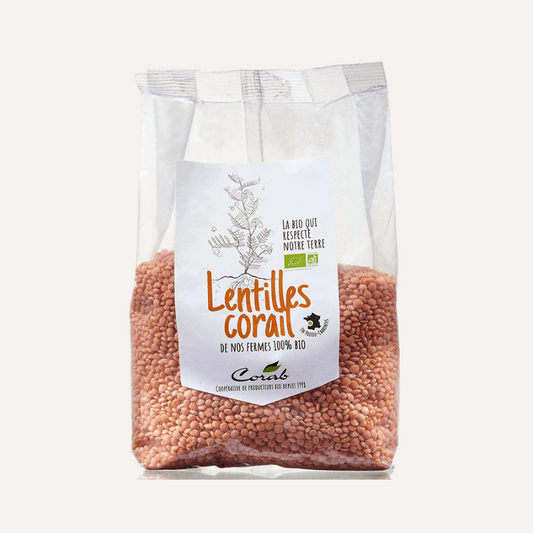 Lentilles corail Bio